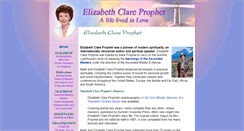 Desktop Screenshot of elizabethclareprophet.org
